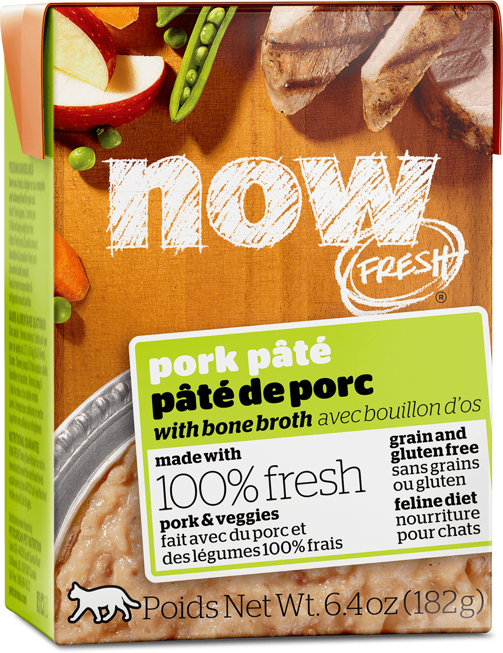 NOW Fresh Grain-Free Pork Pâté With Bone Broth